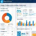 Analytics dashboard with key performance indicators for hotel operations