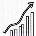 Chart showing optimized revenue growth