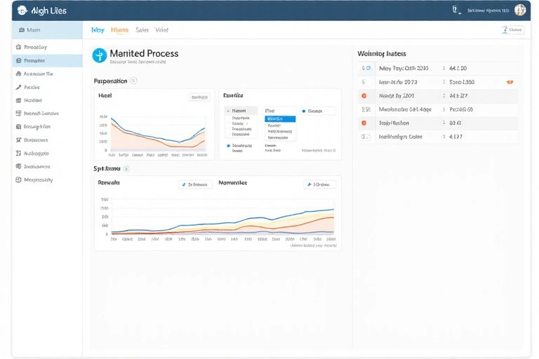 Modern dashboard interface of a cloud-based hotel management system with clean data visualization