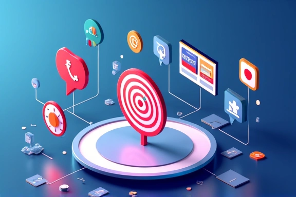 Illustration of targeted advertising and marketing