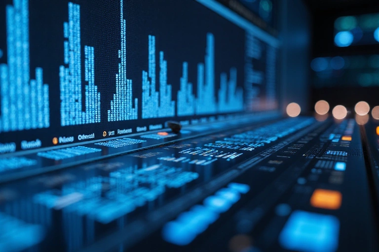 Illustration of data processing and analytics